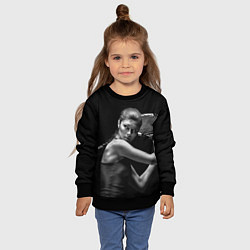 Свитшот детский Ответный удар, цвет: 3D-черный — фото 2