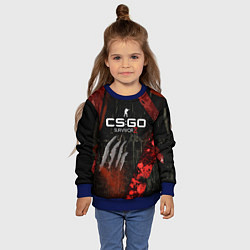 Свитшот детский CS:GO Survivor Z Style, цвет: 3D-синий — фото 2