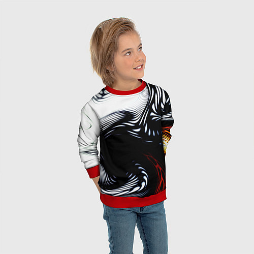 Детский свитшот Abrupt / 3D-Красный – фото 3