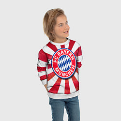 Свитшот детский FC Bayern, цвет: 3D-белый — фото 2