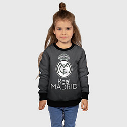 Свитшот детский Real Madrid, цвет: 3D-черный — фото 2
