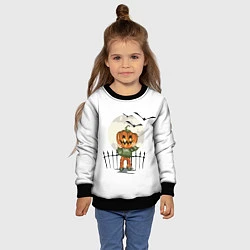 Свитшот детский Halloween, цвет: 3D-черный — фото 2