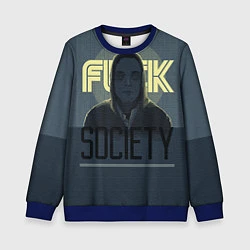 Детский свитшот Fuck Society