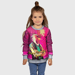 Свитшот детский Happy Richards year!, цвет: 3D-меланж — фото 2