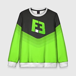 Свитшот детский FlipSid3 Uniform, цвет: 3D-белый