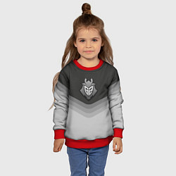 Свитшот детский G2 Esports Uniform, цвет: 3D-красный — фото 2
