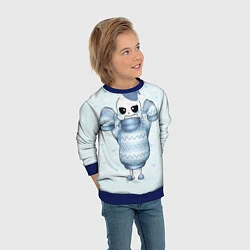 Свитшот детский Santa Sans, цвет: 3D-синий — фото 2