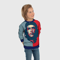Свитшот детский Che Guevara, цвет: 3D-синий — фото 2