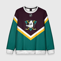 Свитшот детский NHL: Anaheim Ducks, цвет: 3D-белый