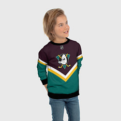 Свитшот детский NHL: Anaheim Ducks, цвет: 3D-черный — фото 2