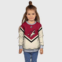 Свитшот детский NHL: Arizona Coyotes, цвет: 3D-меланж — фото 2