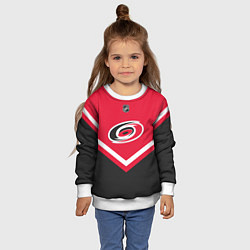 Свитшот детский NHL: Carolina Hurricanes, цвет: 3D-белый — фото 2