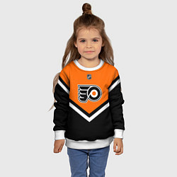 Свитшот детский NHL: Philadelphia Flyers, цвет: 3D-белый — фото 2