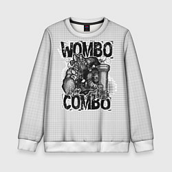 Свитшот детский Combo Wombo, цвет: 3D-белый