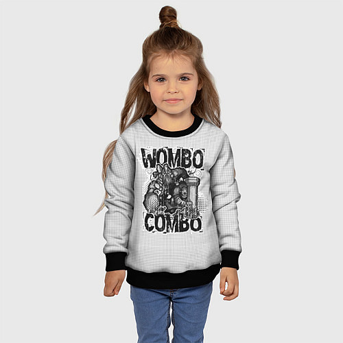 Детский свитшот Combo Wombo / 3D-Черный – фото 4