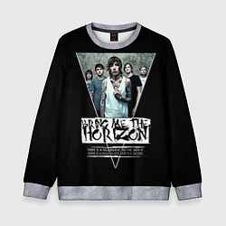 Свитшот детский Bring Me The Horizon, цвет: 3D-меланж