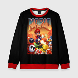 Свитшот детский Mario Doom, цвет: 3D-красный