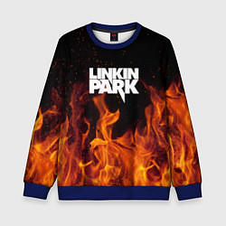 Свитшот детский Linkin Park: Hell Flame, цвет: 3D-синий