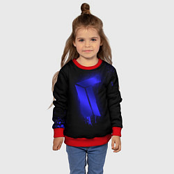 Свитшот детский Titan: Black collection, цвет: 3D-красный — фото 2