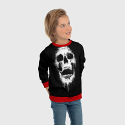 Свитшот детский Evil Skull, цвет: 3D-красный — фото 2