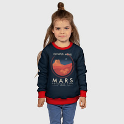 Свитшот детский Mars Adventure Camp, цвет: 3D-красный — фото 2