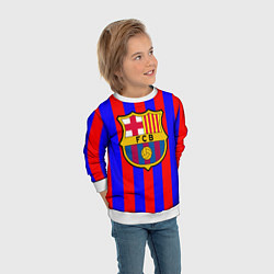 Свитшот детский Barca FCB Club, цвет: 3D-белый — фото 2
