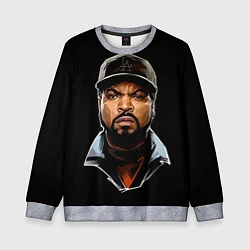 Свитшот детский Ice Cube, цвет: 3D-меланж