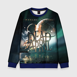 Свитшот детский Dead by April: Worlds Collide, цвет: 3D-синий