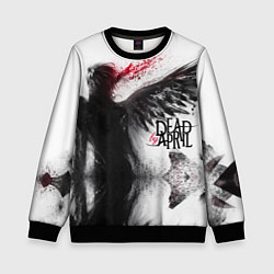 Свитшот детский Dead by April: Black angel, цвет: 3D-черный
