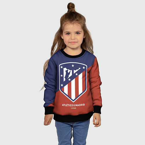 Детский свитшот Atletico Madrid FC 1903 / 3D-Черный – фото 4