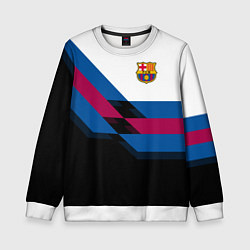 Свитшот детский Barcelona FC: Black style, цвет: 3D-белый