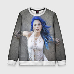 Свитшот детский Arch Enemy: Alissa White-Gluz, цвет: 3D-белый