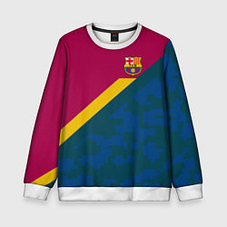 Свитшот детский Barcelona FC: Sport Camo 2018, цвет: 3D-белый