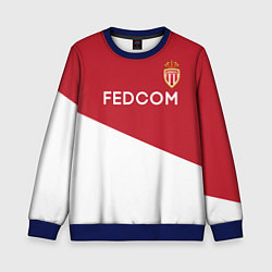 Свитшот детский Monaco FC: Mbappe Red Home 17/18, цвет: 3D-синий