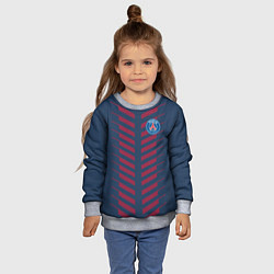 Свитшот детский FC PSG: Creative, цвет: 3D-меланж — фото 2