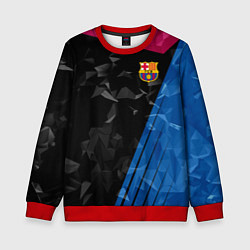 Свитшот детский FC Barcelona: Abstract, цвет: 3D-красный