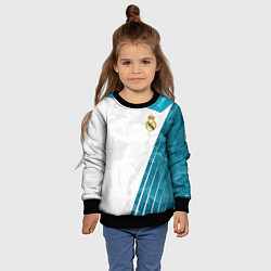 Свитшот детский FC Real Madrid: Abstract, цвет: 3D-черный — фото 2
