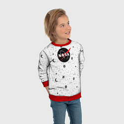 Свитшот детский NASA: Moonlight, цвет: 3D-красный — фото 2