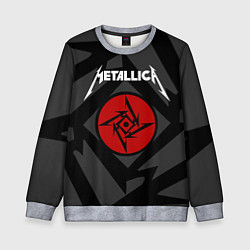 Свитшот детский Metallica Star, цвет: 3D-меланж
