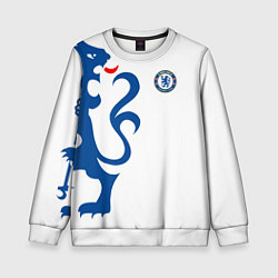 Свитшот детский FC Chelsea: White Lion, цвет: 3D-белый