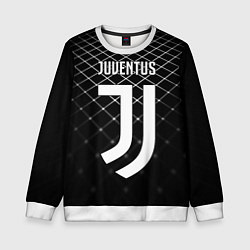 Свитшот детский FC Juventus: Black Lines, цвет: 3D-белый