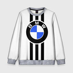 Свитшот детский BMW: Black Strips, цвет: 3D-меланж