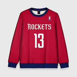 Свитшот детский Rockets: Houston 13, цвет: 3D-синий