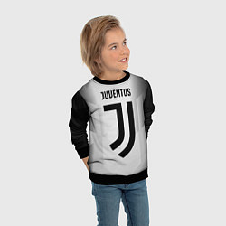Свитшот детский FC Juventus: Silver Original, цвет: 3D-черный — фото 2