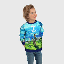 Свитшот детский Z-Link, цвет: 3D-синий — фото 2