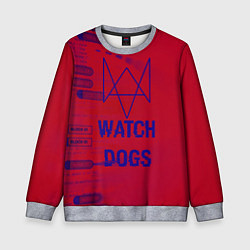 Свитшот детский Watch Dogs: Hacker Collection, цвет: 3D-меланж