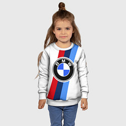Свитшот детский BMW M: White Sport, цвет: 3D-белый — фото 2