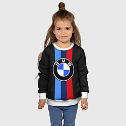 Свитшот детский BMW SPORT, цвет: 3D-белый — фото 2