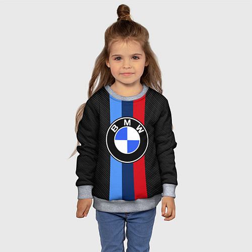 Детский свитшот BMW SPORT / 3D-Меланж – фото 4
