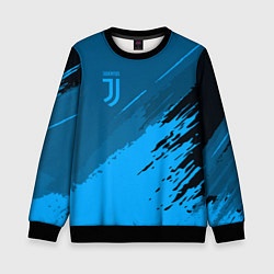 Свитшот детский FC Juventus: Blue Original, цвет: 3D-черный